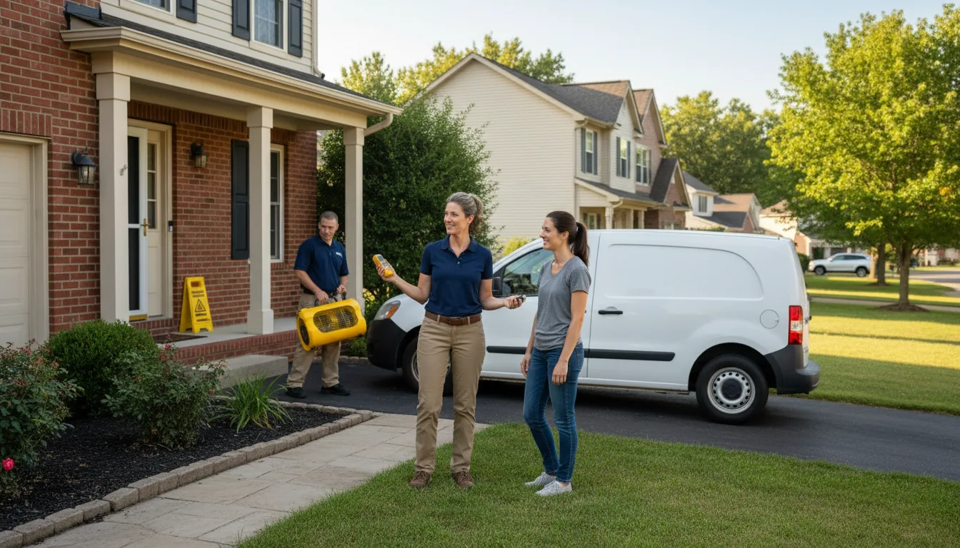Water restoration image for Dehumidification And Cleanup Services in Prairie Creek, IN